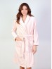 Solid Color Flannel House Robe W/ Pockets